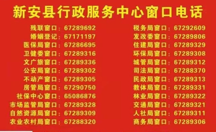 新安县行政服务中心