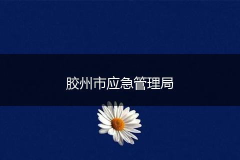 胶州市应急管理局