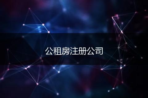 公租房注册公司