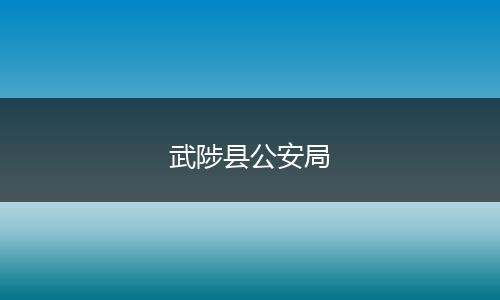 武陟县公安局