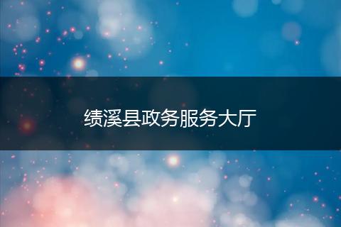绩溪县政务服务大厅