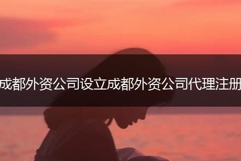 成都外资公司设立成都外资公司代理注册