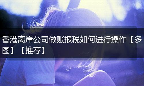 香港离岸公司做账报税如何进行操作【多图】【推荐】