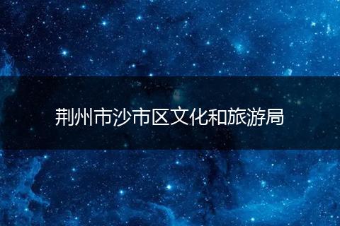荆州市沙市区文化和旅游局