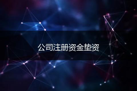 公司注册资金垫资