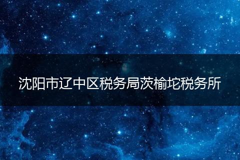 沈阳市辽中区税务局茨榆坨税务所