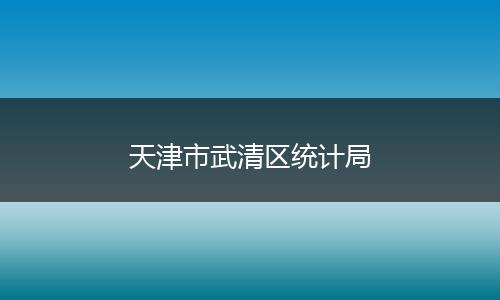 天津市武清区统计局