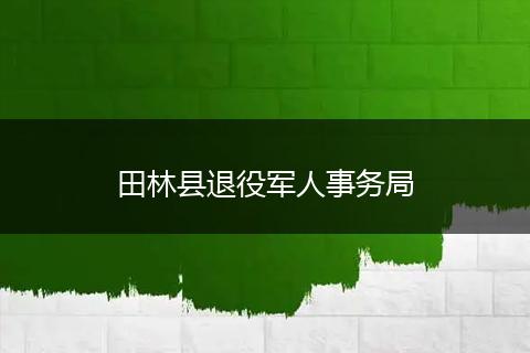 田林县退役军人事务局