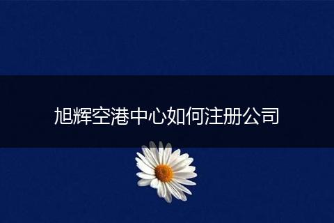 旭辉空港中心如何注册公司