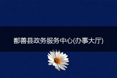 鄯善县政务服务中心(办事大厅)