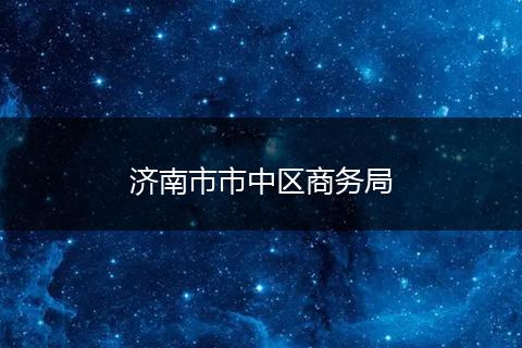 济南市市中区商务局