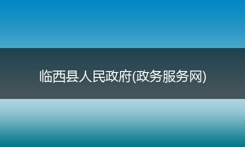 临西县人民政府(政务服务网)