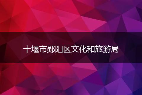 十堰市郧阳区文化和旅游局