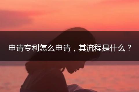 申请专利怎么申请,其流程是什么?