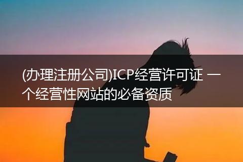 (办理注册公司)ICP经营许可证 一个经营性网站的必备资质
