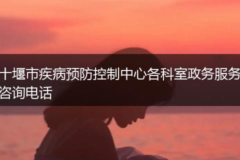 十堰市疾病预防控制中心各科室政务服务咨询电话