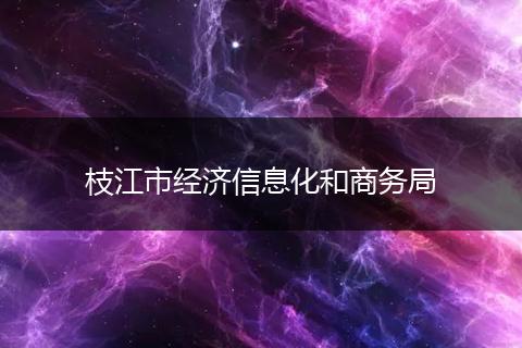 枝江市经济信息化和商务局