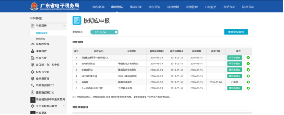 广东省电子税务局废弃电器电子产品处理基金申报操作流程说明